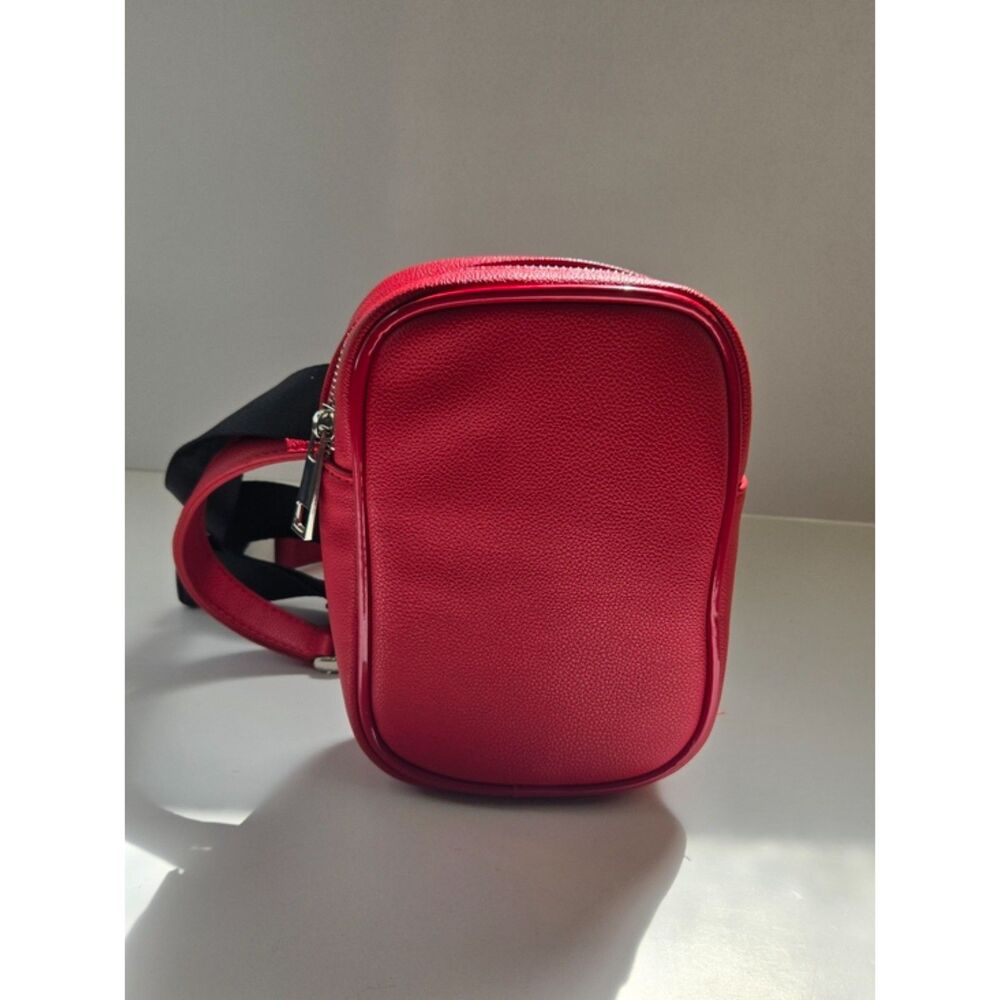 Fashion Nova Red Convertible Fanny Pack Belt Bag Crossbody Sling Backpack OS
